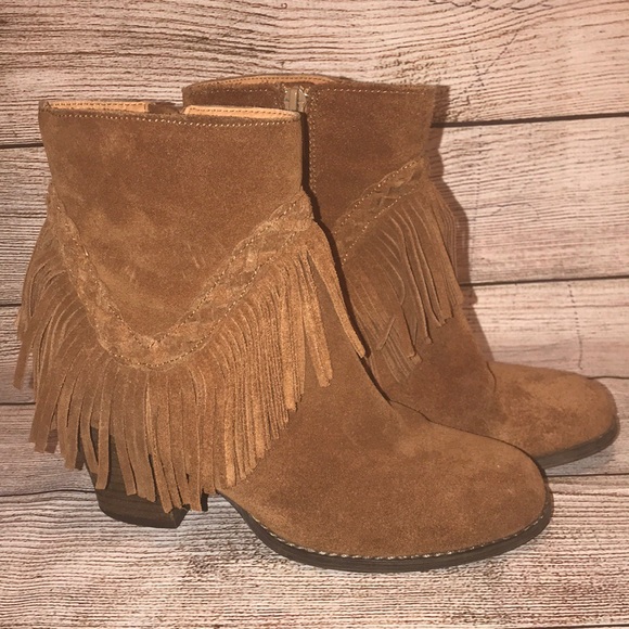 Sbicca vintage collection suede fringe booties - Picture 3 of 8
